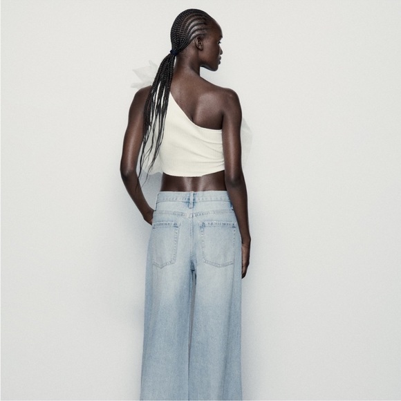 Zara Asymmetrical Organza Top - Picture 10 of 14